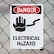 Signmission Electrical Hazard Danger Sign, Plastic, 7in W x 10in L, 2PK OS-2PACK-DS-P-710-V-1196 - alternate 6